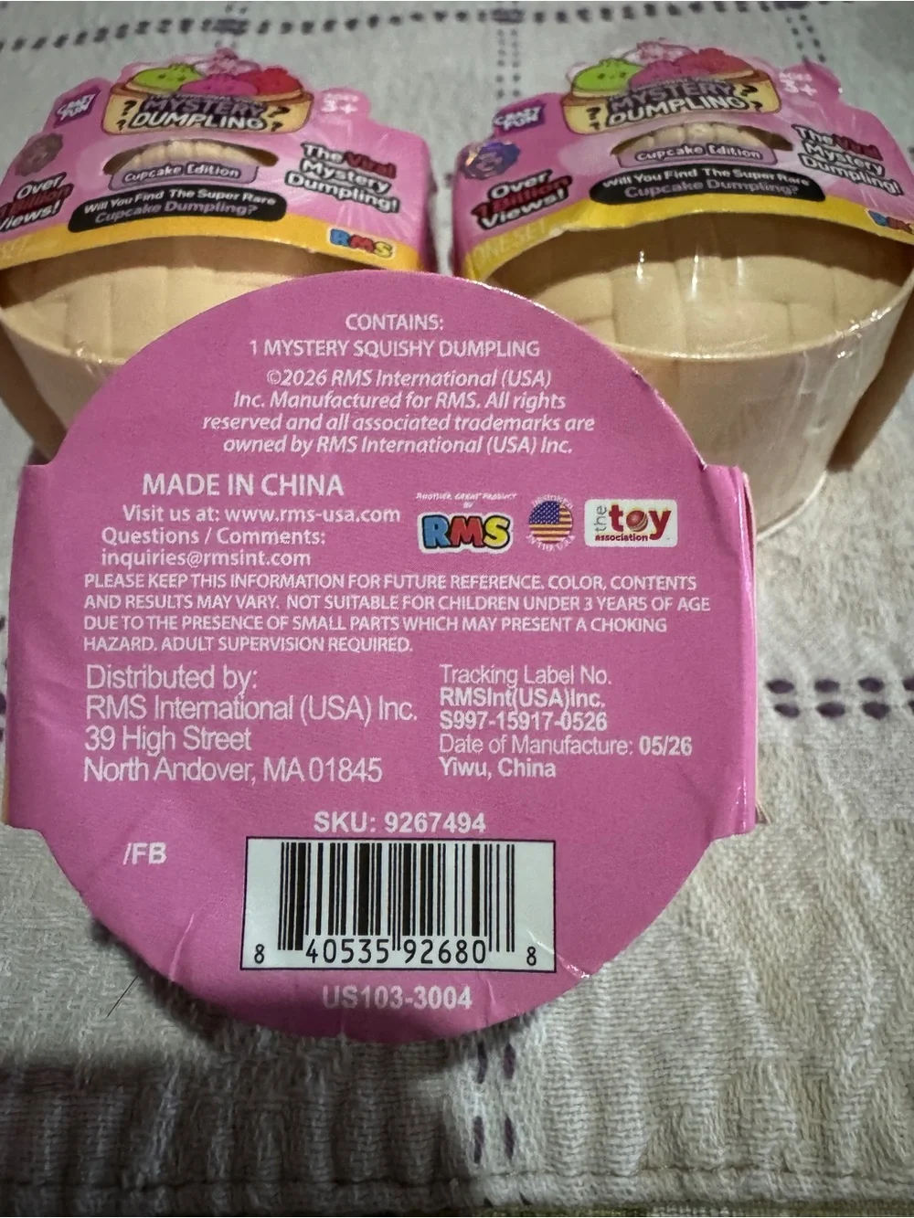 Mystery Mini Dumpling Cupcake Edition